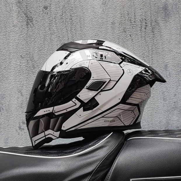 Motorcycle Helmet  ORZ Z-169 | Flip-Up Full Face Dual Visor Helmet
