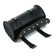 Motorcycle Fork Bag – PU Leather Saddlebag Tool Roll Storage Pouch