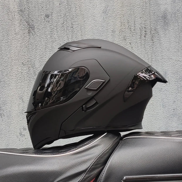 Motorcycle Helmet  ORZ Z-169 | Flip-Up Full Face Dual Visor Helmet