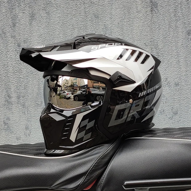 ORZ “Born to Be Wild” Modular Motorcycle Helmet