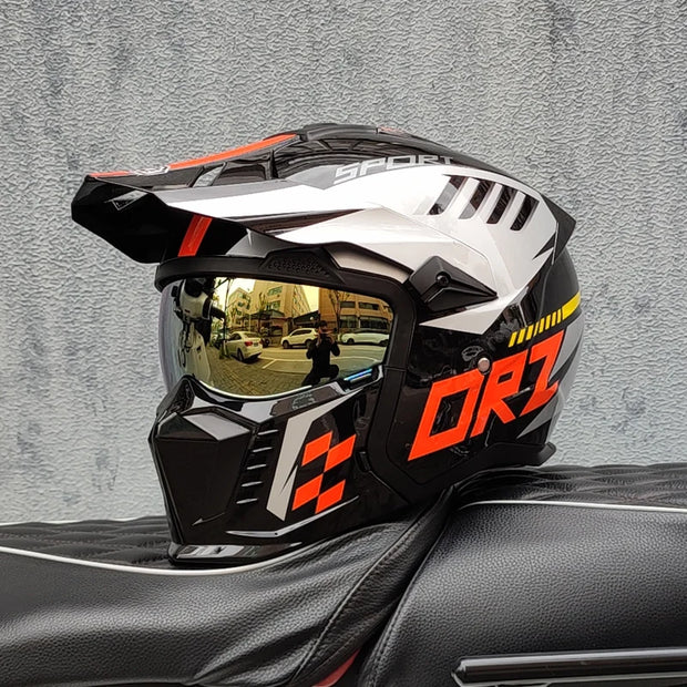 ORZ “Born to Be Wild” Modular Motorcycle Helmet