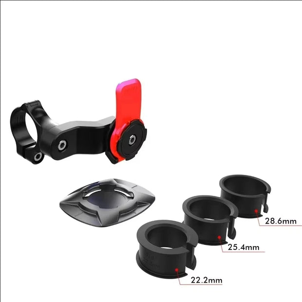 Motorcycle & Bicycle Phone Mount – 360° Handlebar Holder