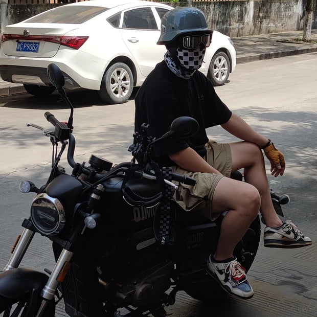 Iron Legacy Retro Biker Helmet