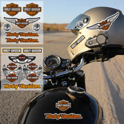 Motorcycle Helmet & Body Decal Stickers – Custom Harley Davidson