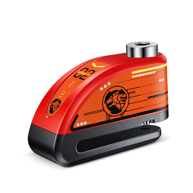 Motorcycle Disc Brake Alarm Lock – Rechargeable Anti-Theft Security