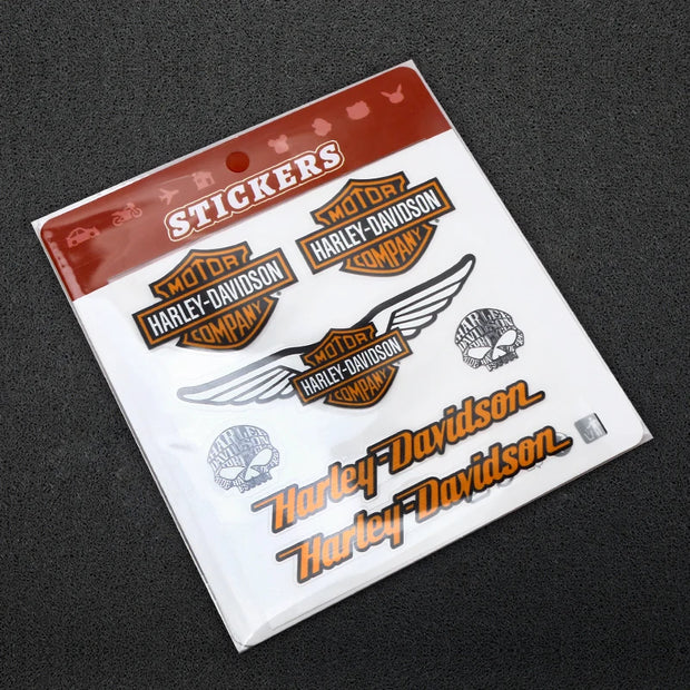 Motorcycle Helmet & Body Decal Stickers – Custom Harley Davidson