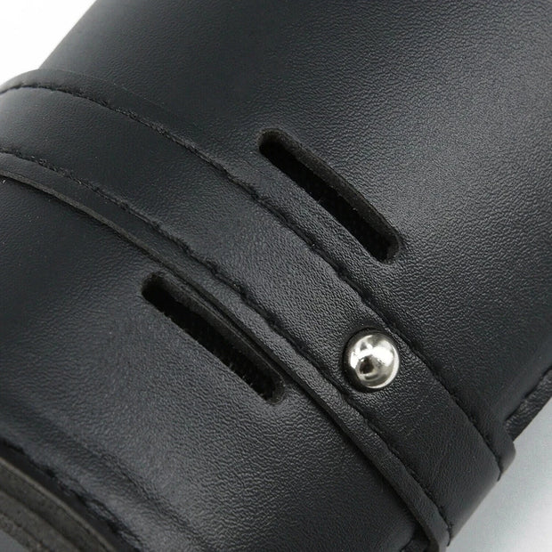 Motorcycle Fork Bag – PU Leather Saddlebag Tool Roll Storage Pouch