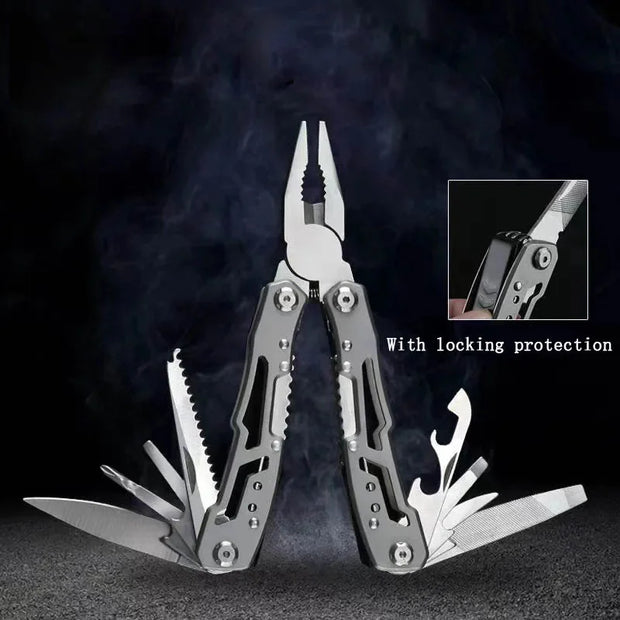 Compact Stainless Steel Multi-Function 12-in-1 Tool