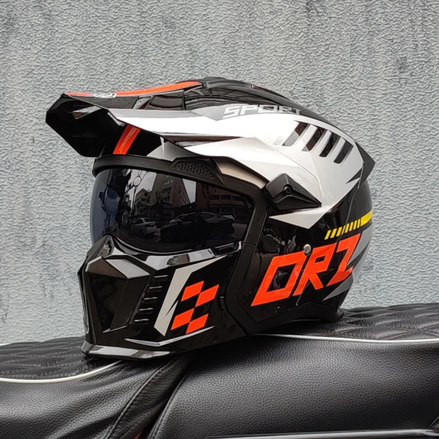 ORZ “Born to Be Wild” Modular Motorcycle Helmet