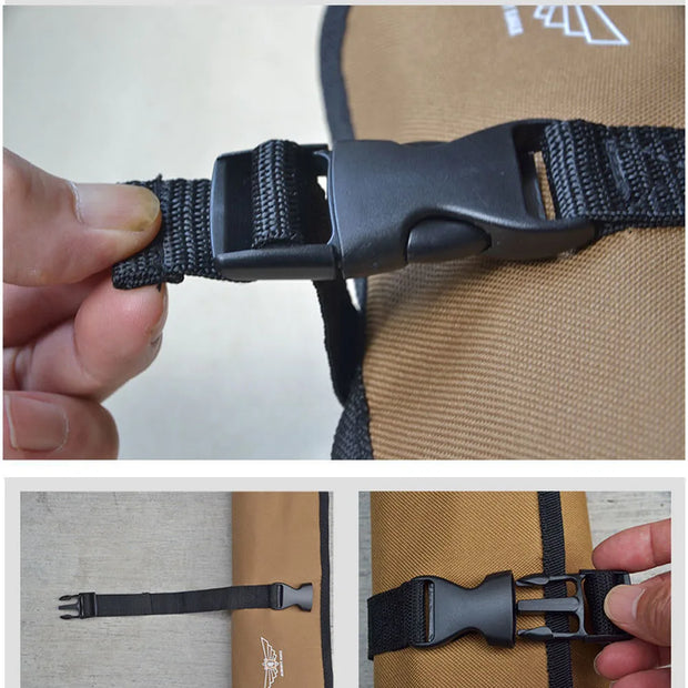 Tool Bags Oxford Storage Portable Toolkit Folding Reel Rolling Electricians Organizer Multi-purpose Car Repair Tool Kit Bags