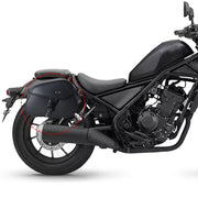 Universal Motorcycle Saddlebags – PU Leather Storage for Any Ride