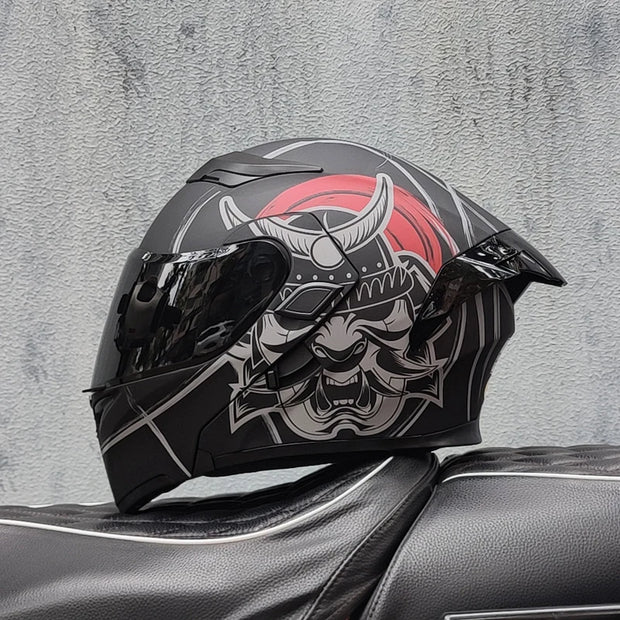 Motorcycle Helmet  ORZ Z-169 | Flip-Up Full Face Dual Visor Helmet