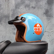 Retro-Style Motorcycle Half Helmet