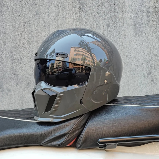 ORZ Full Face Motorcycle Helmet – High-Safety, Dual-Wear Versatility