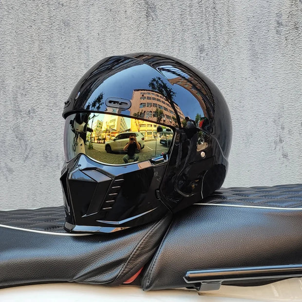 ORZ Full Face Motorcycle Helmet – High-Safety, Dual-Wear Versatility