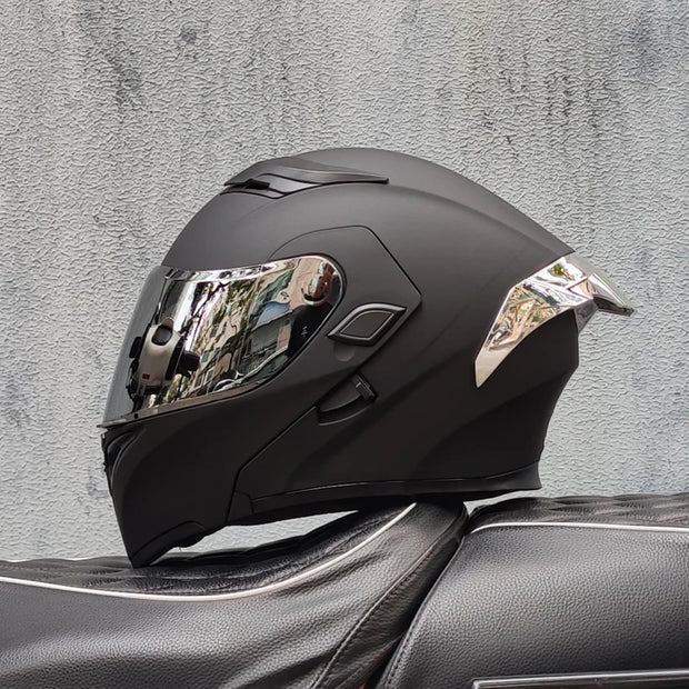 Motorcycle Helmet  ORZ Z-169 | Flip-Up Full Face Dual Visor Helmet