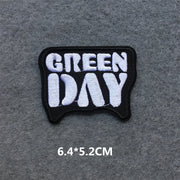 Heavy Metal Band Patches – Punk Rock Iron-On Appliques for Jackets, Vests, Denim (V)