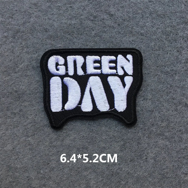 Heavy Metal Band Patches – Punk Rock Iron-On Appliques for Jackets, Vests, Denim (V)
