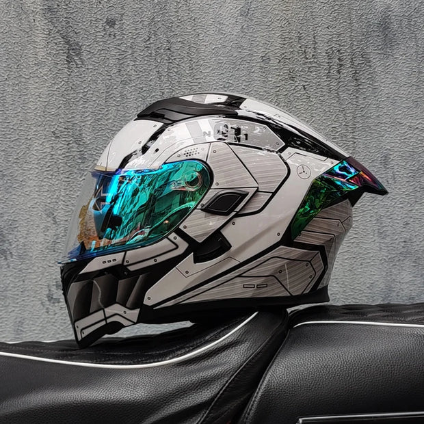 Motorcycle Helmet  ORZ Z-169 | Flip-Up Full Face Dual Visor Helmet