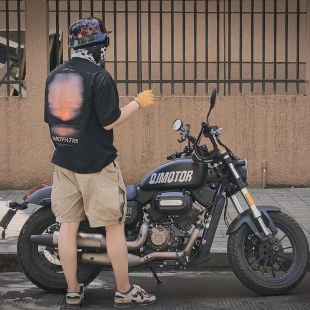 Iron Legacy Retro Biker Helmet
