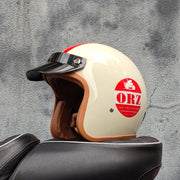 Retro-Style Motorcycle Half Helmet