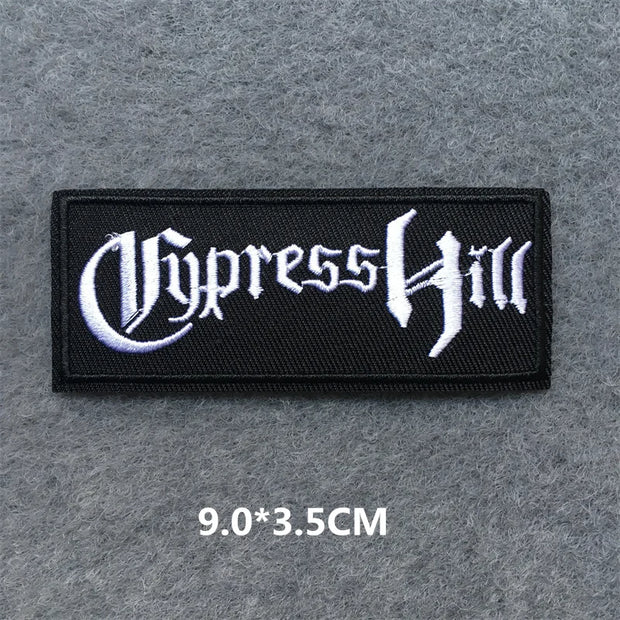 Heavy Metal Band Patches – Punk Rock Iron-On Appliques for Jackets, Vests, Denim (V)