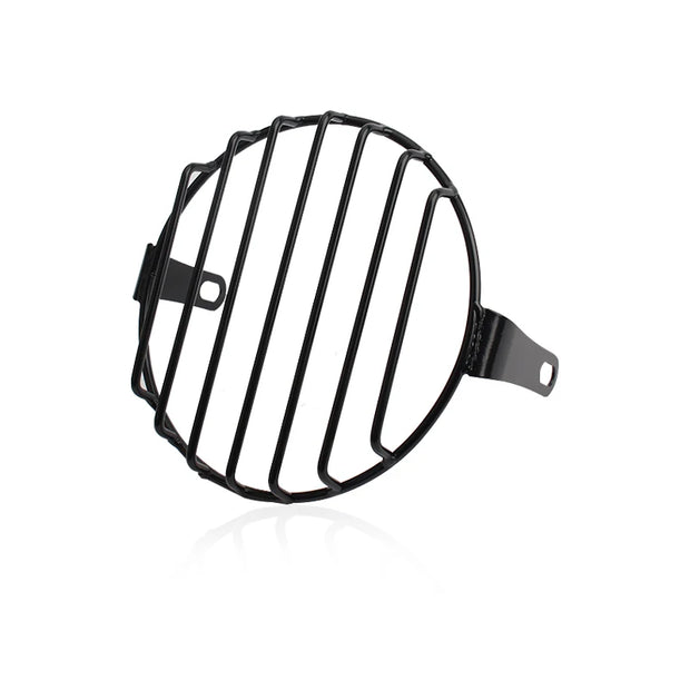Motorcycle Universal Vintage Headlight Protector Grill Light Lamp Cover