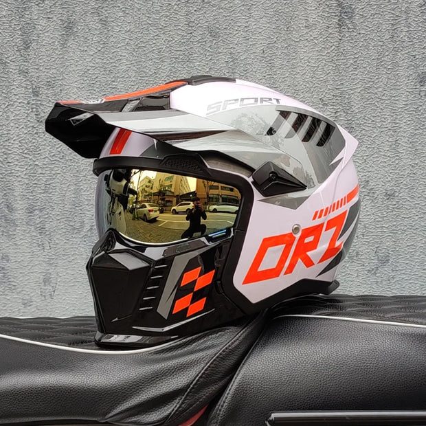 ORZ “Born to Be Wild” Modular Motorcycle Helmet