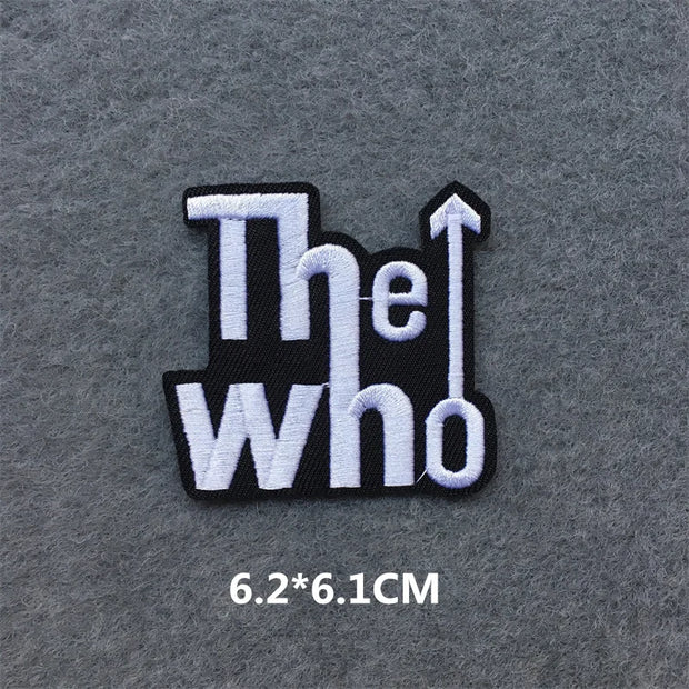 Heavy Metal Band Patches – Punk Rock Iron-On Appliques for Jackets, Vests, Denim (V)