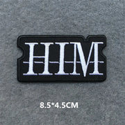Heavy Metal Band Patches – Punk Rock Iron-On Appliques for Jackets, Vests, Denim (V)