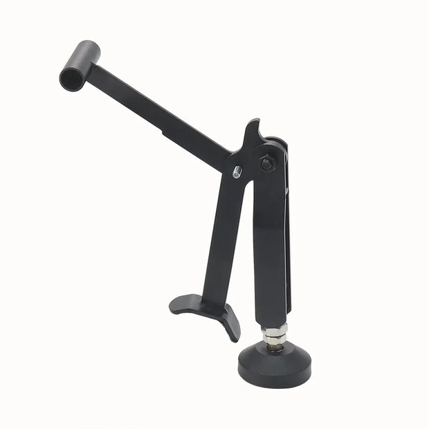 Foldable Heavy-Duty Motorcycle Lift Stand – Adjustable Carbon Steel Frame with Armrest Support