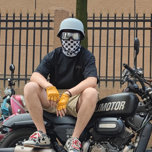 Iron Legacy Retro Biker Helmet