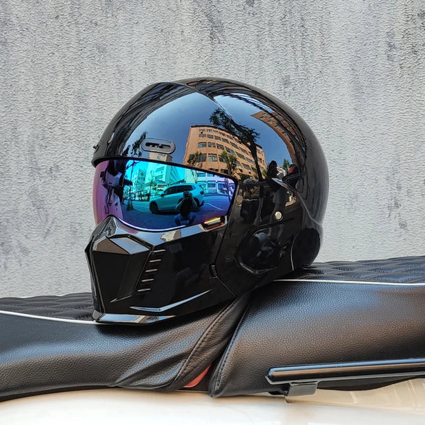 ORZ Full Face Motorcycle Helmet – High-Safety, Dual-Wear Versatility