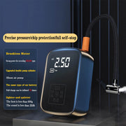 12V Mini Electric Air Pump – Cordless Tire Inflator for Car, Motorcycle, Bike | 150 PSI Digital Compressor