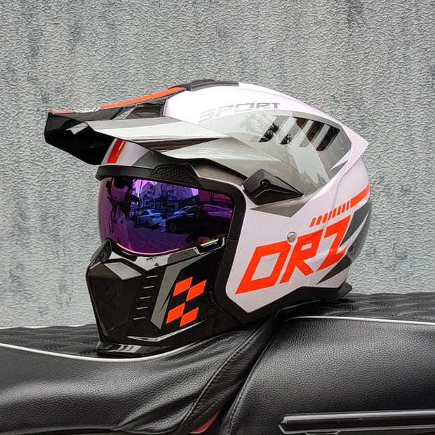 ORZ “Born to Be Wild” Modular Motorcycle Helmet