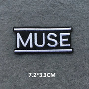 Heavy Metal Band Patches – Punk Rock Iron-On Appliques for Jackets, Vests, Denim (V)