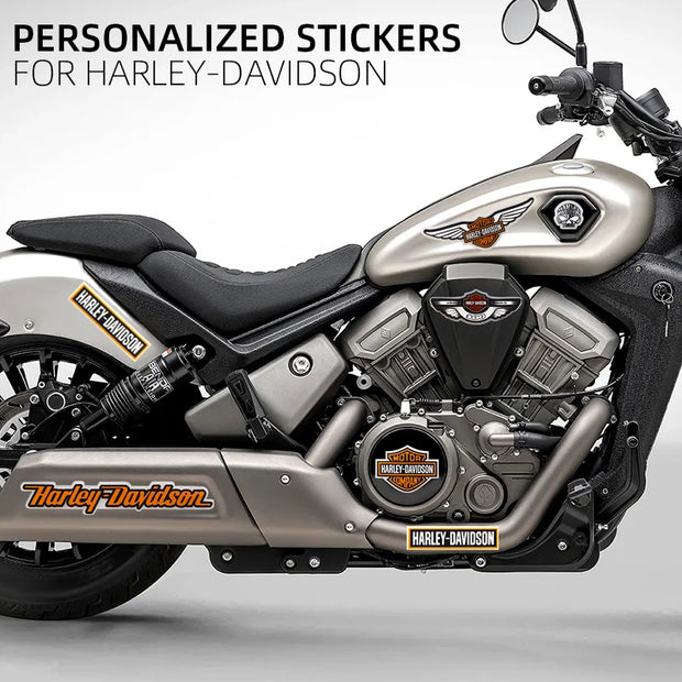 Motorcycle Helmet & Body Decal Stickers – Custom Harley Davidson