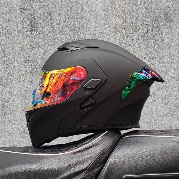 Motorcycle Helmet  ORZ Z-169 | Flip-Up Full Face Dual Visor Helmet