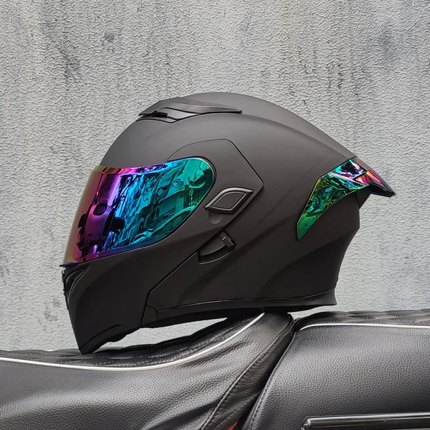Motorcycle Helmet  ORZ Z-169 | Flip-Up Full Face Dual Visor Helmet