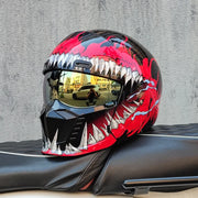 ORZ Full Face Motorcycle Helmet – High-Safety, Dual-Wear Versatility
