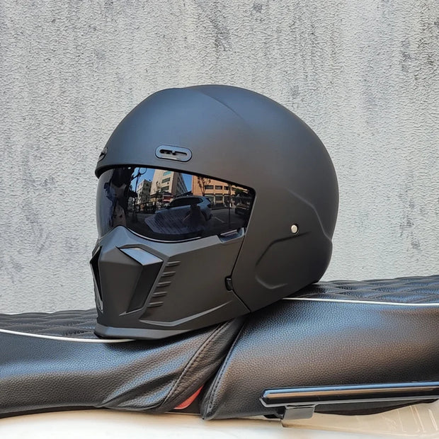 ORZ Full Face Motorcycle Helmet – High-Safety, Dual-Wear Versatility