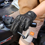 ALPINES FOX AFG-15 Summer Leather Motorcycle Gloves