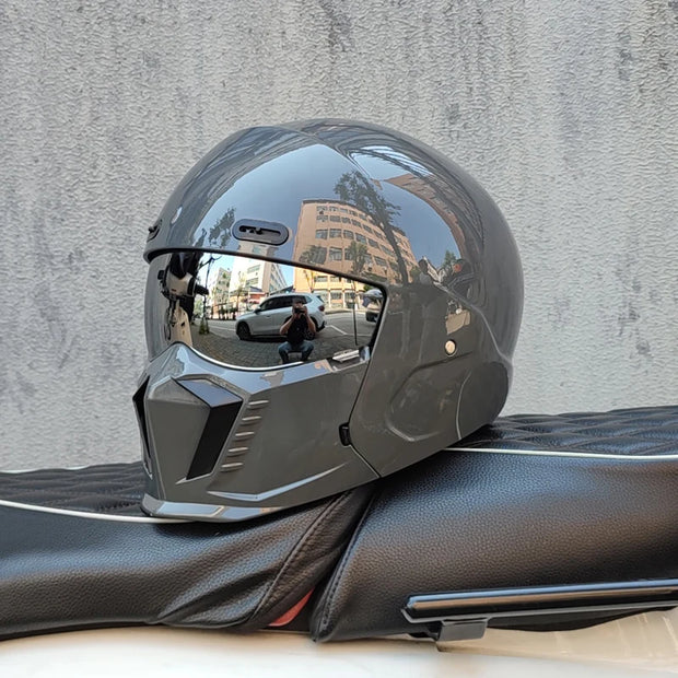 ORZ Full Face Motorcycle Helmet – High-Safety, Dual-Wear Versatility