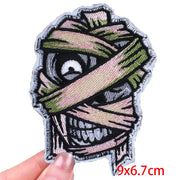 "Ride Hard" Embroidered Biker Patch Set – Iron-On Motorcycle Badges for Jackets, Vests & Gearheads