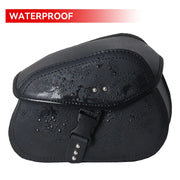Universal Motorcycle Saddlebags – PU Leather Storage for Any Ride