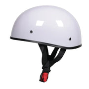 Low Riders MC Retro Half Helmet – Matte Black Cruiser Shell