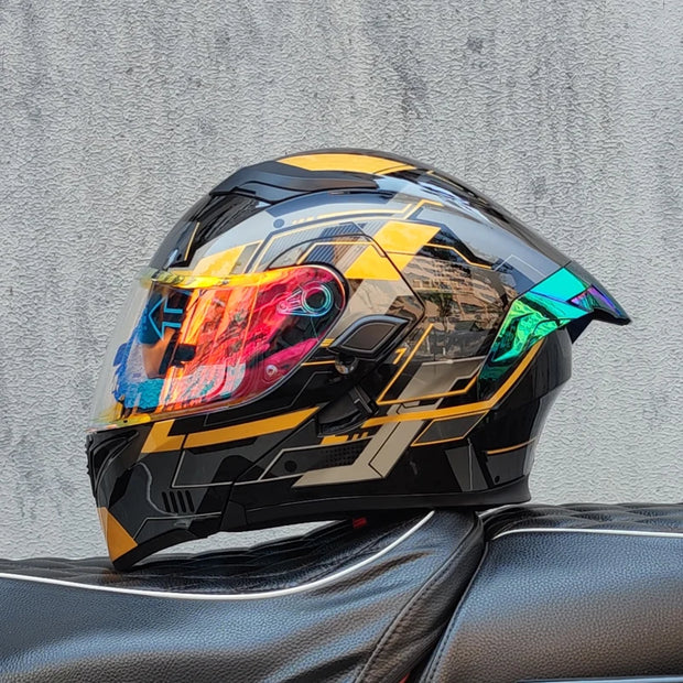 Motorcycle Helmet  ORZ Z-169 | Flip-Up Full Face Dual Visor Helmet