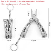 Compact Stainless Steel Multi-Function 12-in-1 Tool