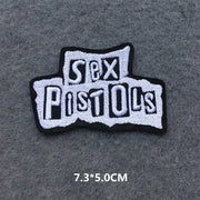Heavy Metal Band Patches – Punk Rock Iron-On Appliques for Jackets, Vests, Denim (V)