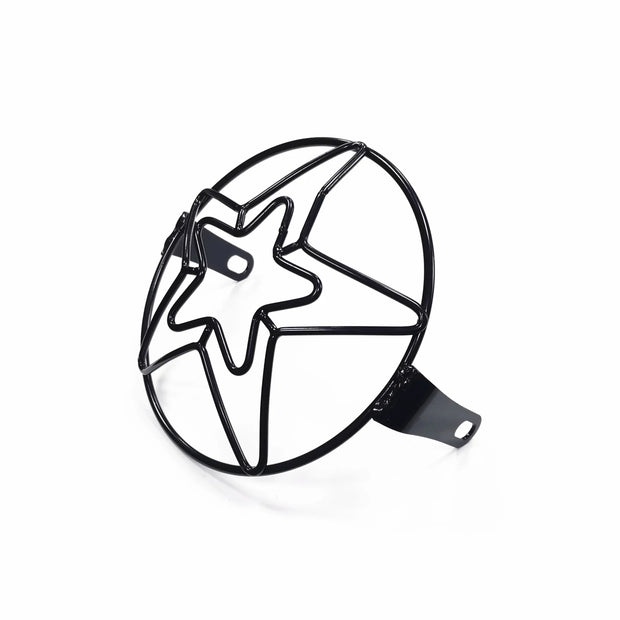 Motorcycle Universal Vintage Headlight Protector Grill Light Lamp Cover
